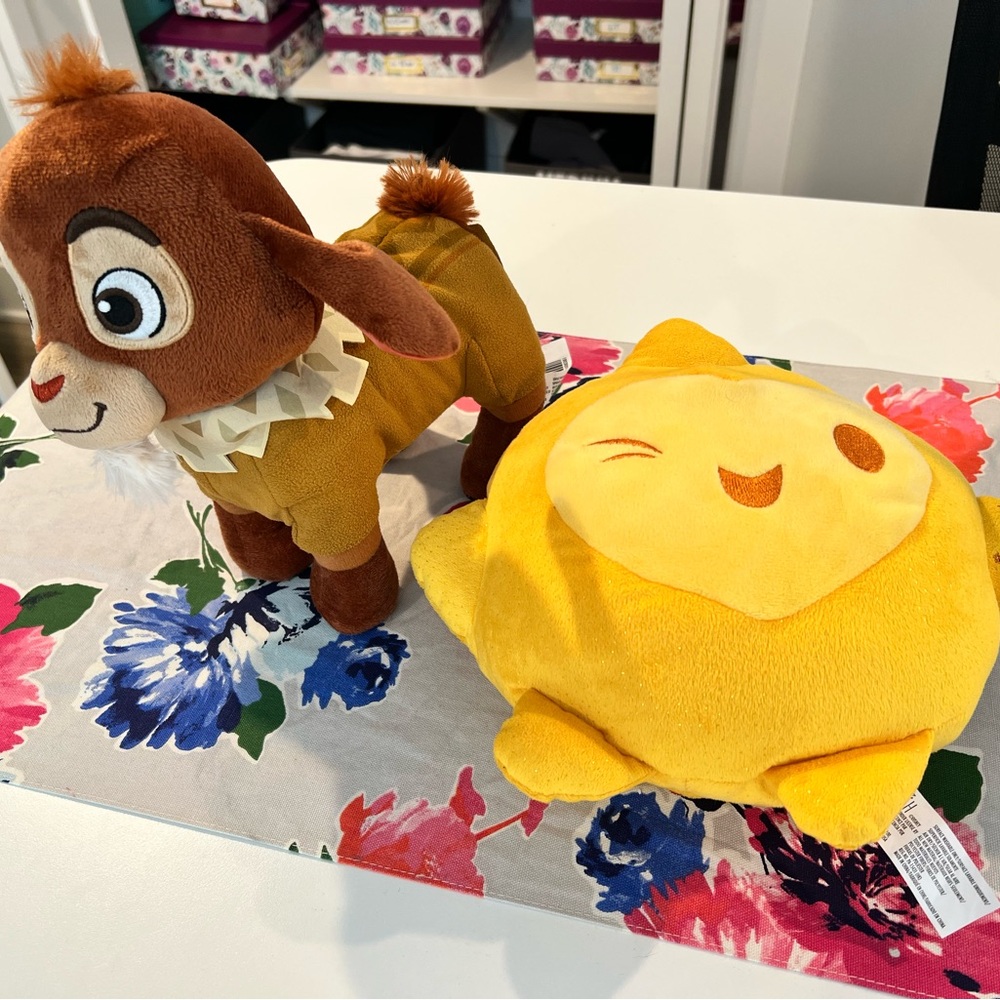Disney’s Wish stuffed animals - wish star and Valentino
